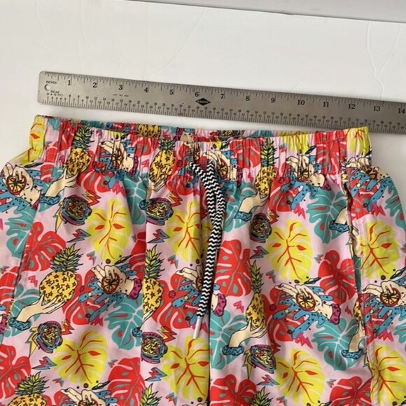 Boardies Apparel Women’s shorts size S Lined Aloha Fruit Hands swim surf beachy - Picture 6 of 10